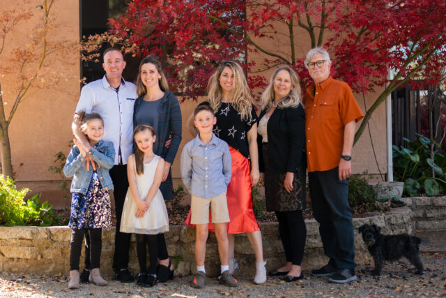 Photo of Skip's family for Thanksgiving 2022