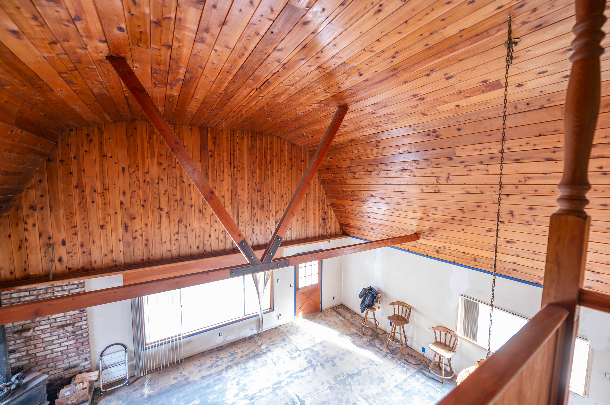 Beautiful barn wood interior