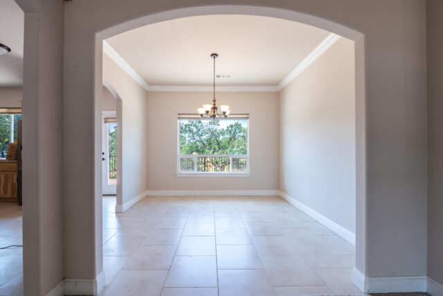 Empty Dining Room waiting to be filled with Virtual Staging