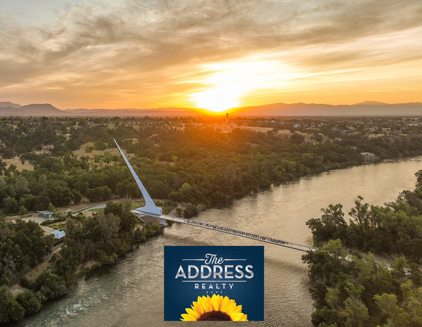 Sundial Bridge in Redding for the 2024 Summer Solstice